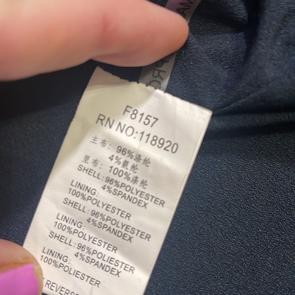 FRNCH Adorable navy blue dress Size: Small - Picture 10 of 10